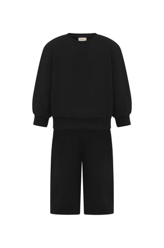 Black - Long Sleeve and Pants Set
