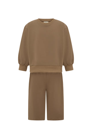 Chocolate Brown - Long Sleeve and Pants Set