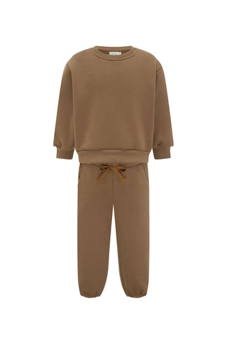 Latte - FLEECE SET LONG PANT AND SWEATER